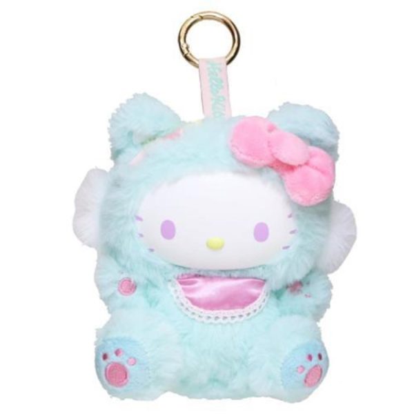 Hello Kitty Fine Face Cat Mint Plush Toy