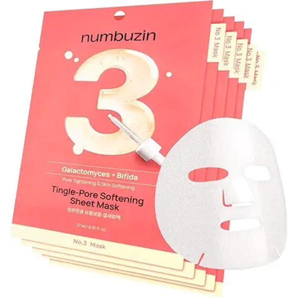 No. 3 Smooth Skin Care Sheet Mask / 4 sheets