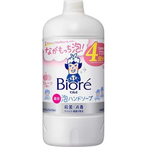 Biore Hand Soap Fruit Scent Refill 770ml