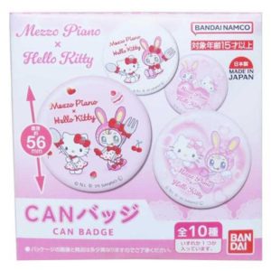 CAN Badge Mezzo Piano x Hello Kitty