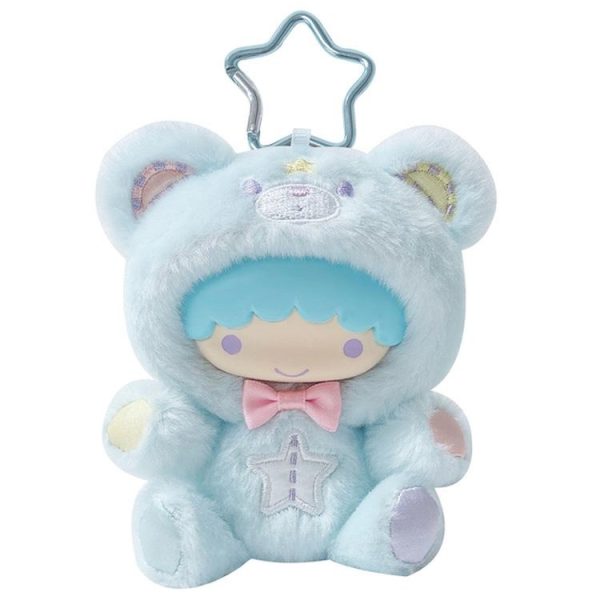 Little Twin Stars Kigurumi Mascot Keychain Kiki (Puff)