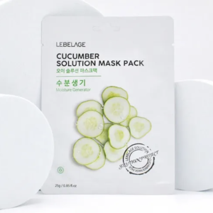 LEBELAGE CUCUMBER SOLUTION MASK PACK