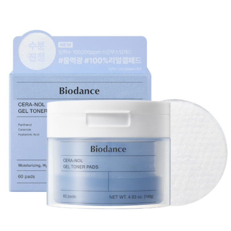 BIODANCE CERA-NOL GEL TONER PADS 60PCS