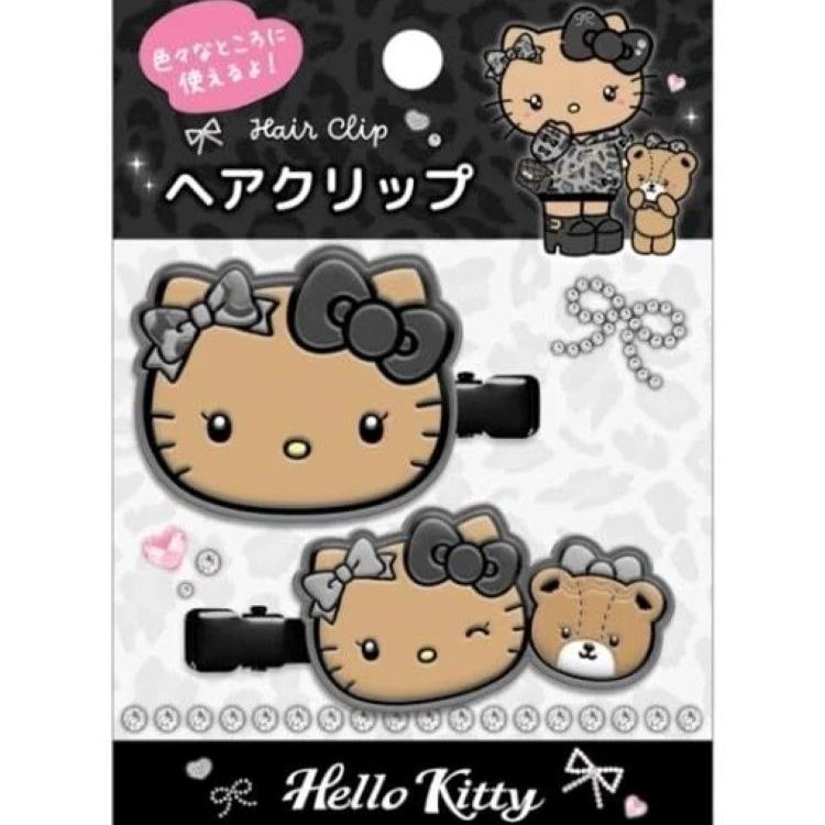 leopard hair clip