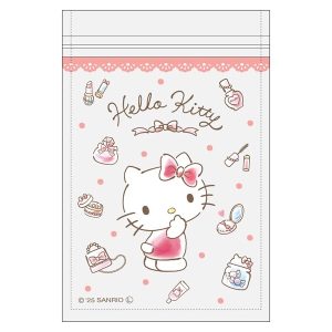 Frosted Zipper Bag Hello Kitty