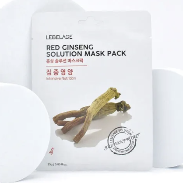 LEBELAGE RED GINSENG SOLUTION MASK PACK