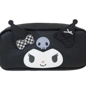 (Matching Gingam Check Series) Square Pouch Chrome