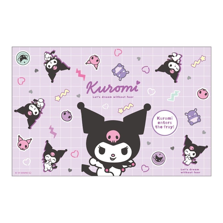 Sanrio Wide Lunch Cloth Kuromi Time
