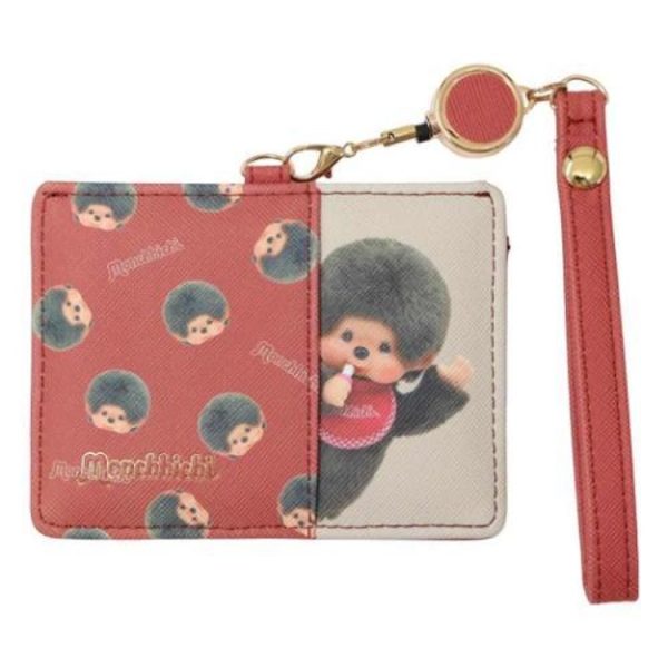 Monchhichi Reel Pass Case Red