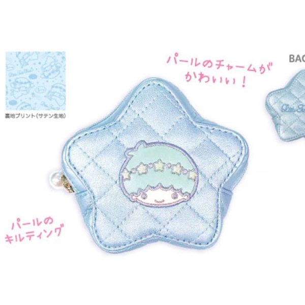 Sanrio Little Twin Stars Kiki Quilted Star Coin Case