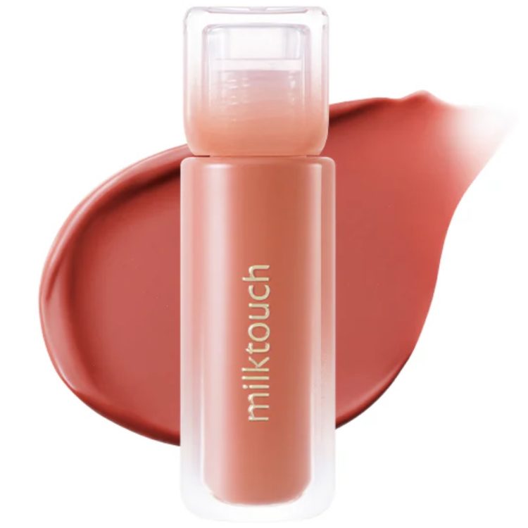 Milk Touch Dewstain Sheer Lip Gloss 05 Peach Drop
