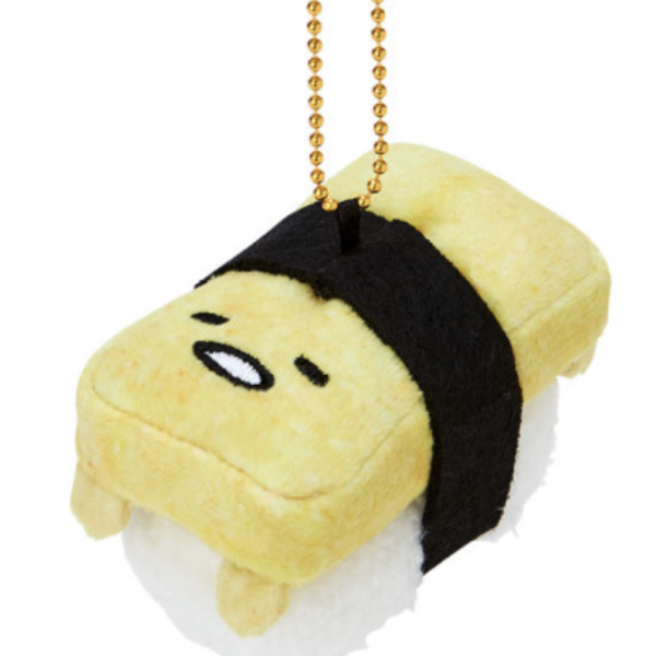 Sanrio Mascot Holder - Gudetama : Sushi Egg