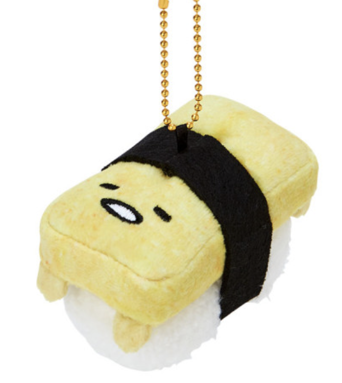 Sanrio Mascot Holder - Gudetama : Sushi Egg