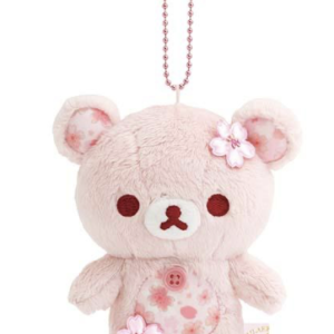 San-X Sakura Korilakkuma Plush Keychain Bag Charm