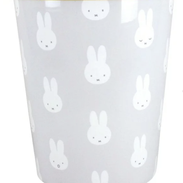 Miffy Plastic Dustbin, Gray