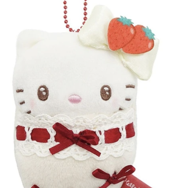 Shortcake Sky Blue Cherry Cake Swaddle Mascot Hello Kitty