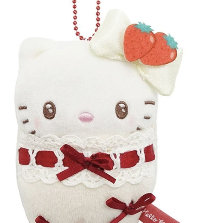 Shortcake Sky Blue Cherry Cake Swaddle Mascot Hello Kitty