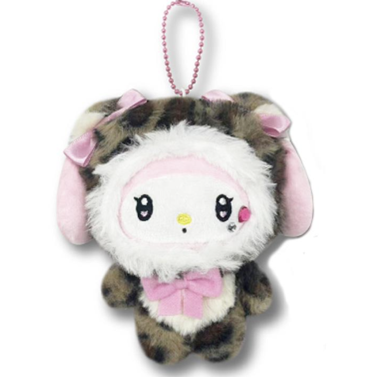 Hatakeyama Shoji Mascot Pouch Leopard Print MM