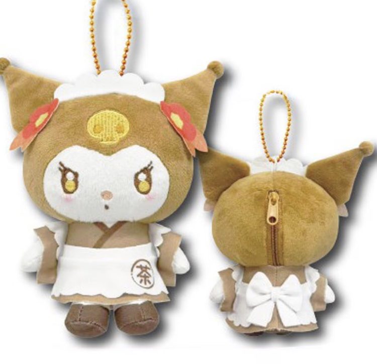 KU mascot pouch Hojicha