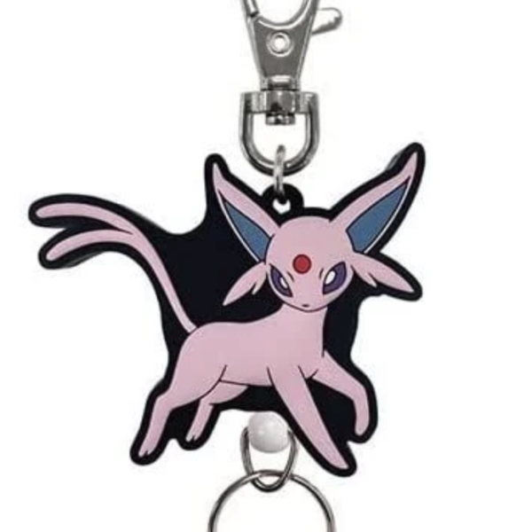 Pokemon Center Rubber Reel Keychain Espeon