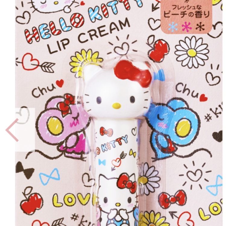 Hello Kitty Lip Balm Peach Scent