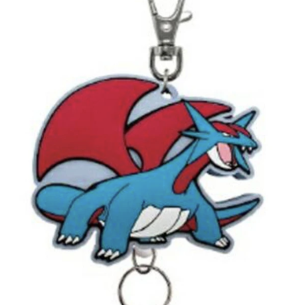 Pokemon Rubber Reel Key Holder Salamence