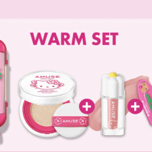 AMUSE QUICK MAKEUP MINI LUGGAGE SET 01 Warm Set (Gal Kitty)