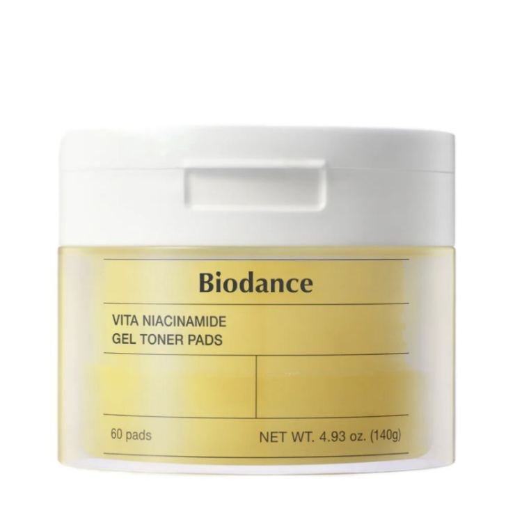 BIODANCE VITA NIACINAMIDE GEL TONER PADS 60PCS