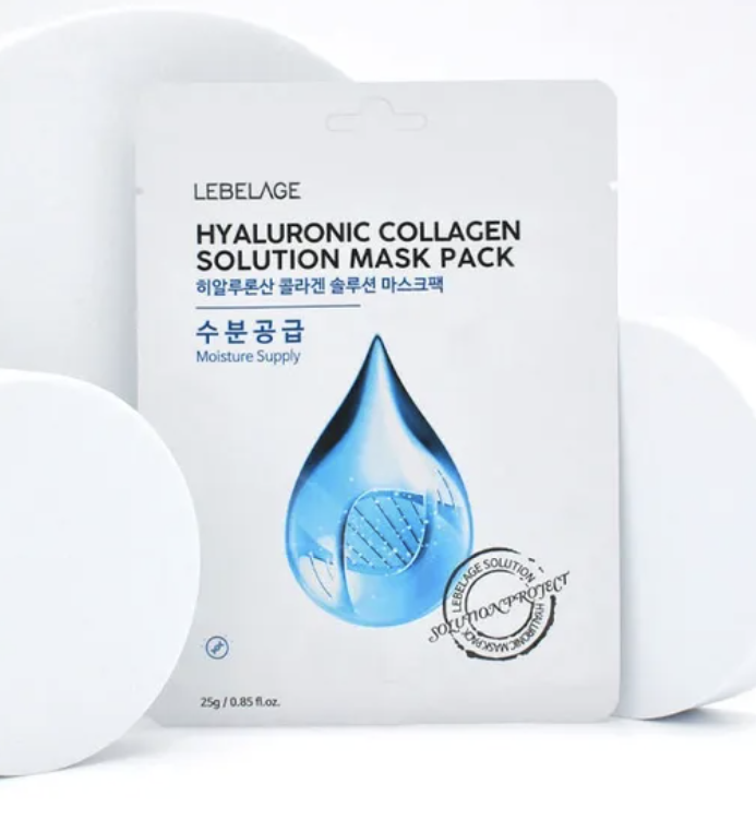 LEBELAGE HYALURONIC COLLAGEN SOLUTION MASK PACK