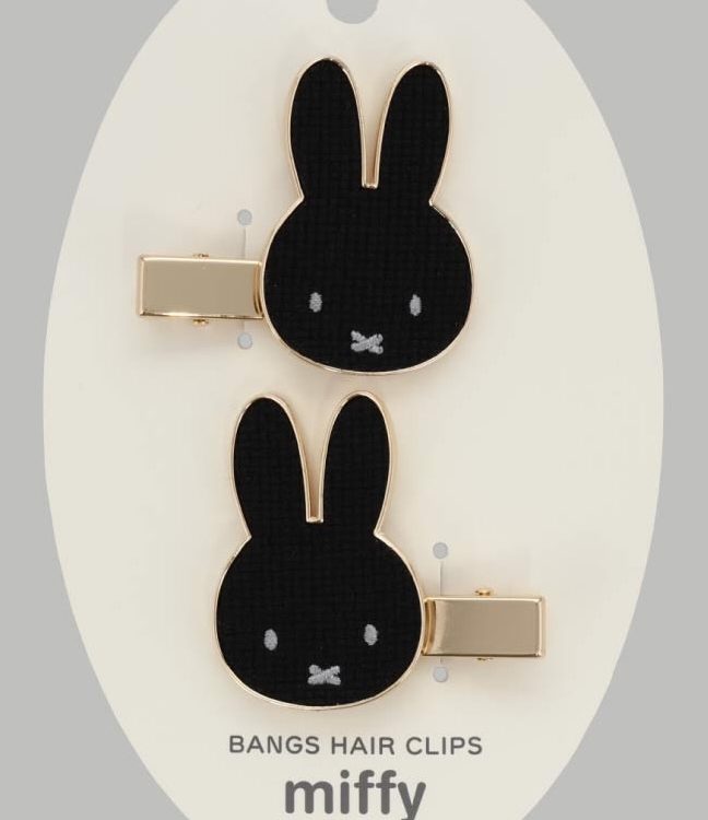 MF Tweed Bangs Clip (BLACK)