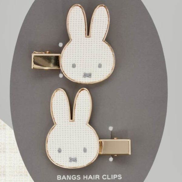 MF Tweed Bangs Clip (WHITE)