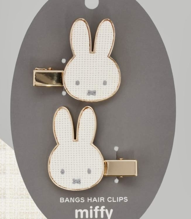 MF Tweed Bangs Clip (WHITE)