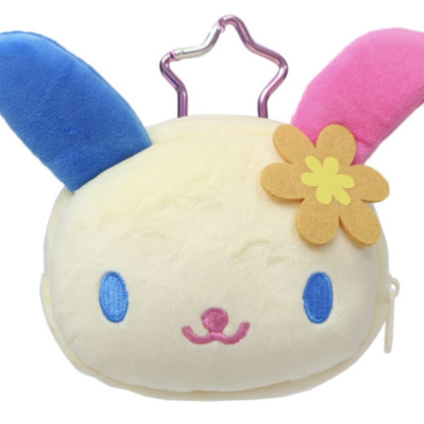 Sanrio Face-shaped Pouch with Carabiner - Usahana