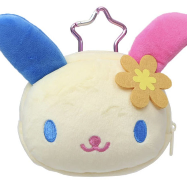 Sanrio Face-shaped Pouch with Carabiner - Usahana