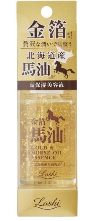 Loshi Moist Aid Gold Leaf & Horse Oil Essence