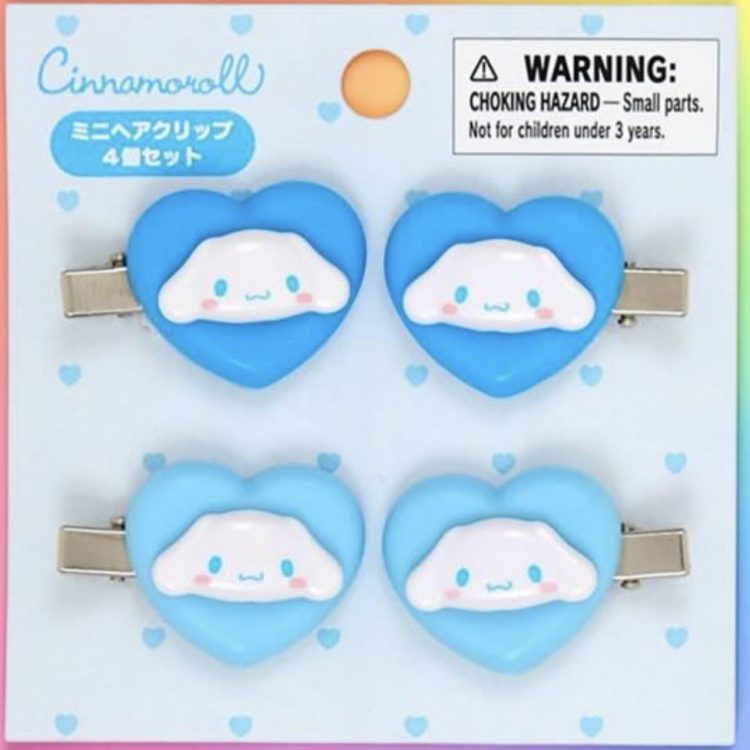 CN Mini Hair Clip Set Heart