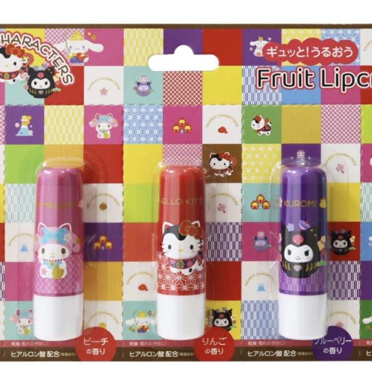 Moisturizing Fruit Lip Balm (Japanese Pattern)