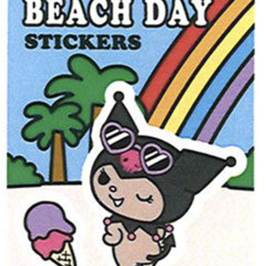Sanrio Happy Beach Day Sticker Kuromi
