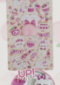 Squishy Big Butt Sticker Rabbit
