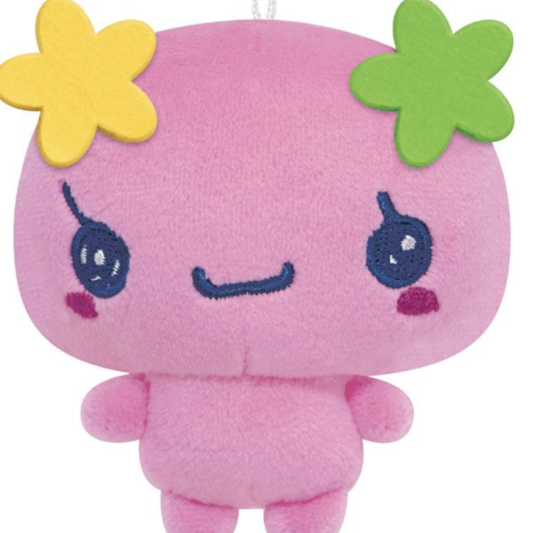Tamagotchi Mascot Keychain - Flowerchi