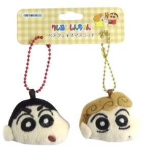 Crayon Shinchan Pair Face Mascot Shinchan & Sunflower