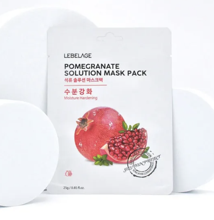 LEBELAGE POMEGRANATE SOLUTION MASK PACK