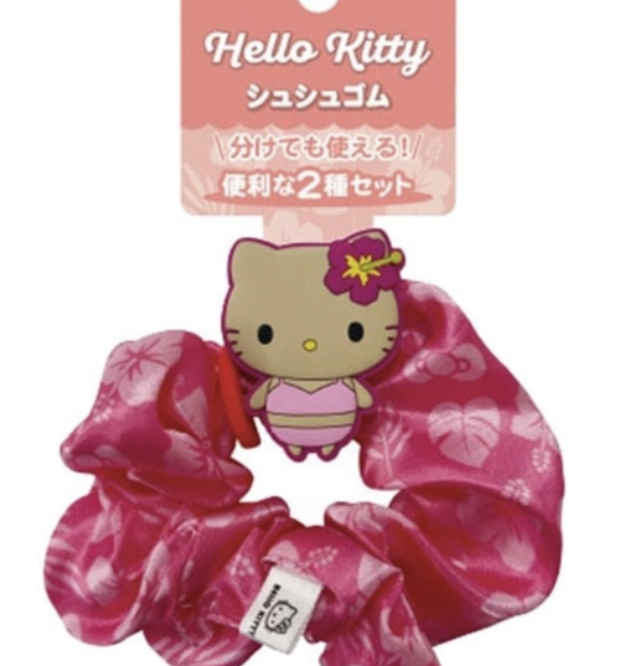 Sanrio Hello Kitty Scrunchie And Hair Tie Set Swimsuit