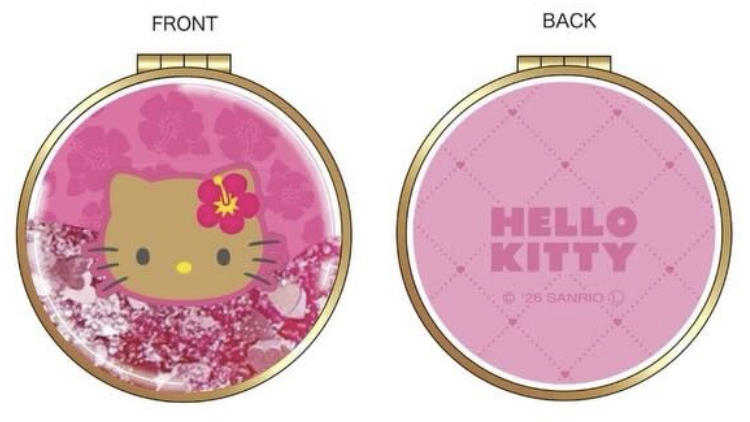Hello Kitty Floating Double Mirror Sunburn