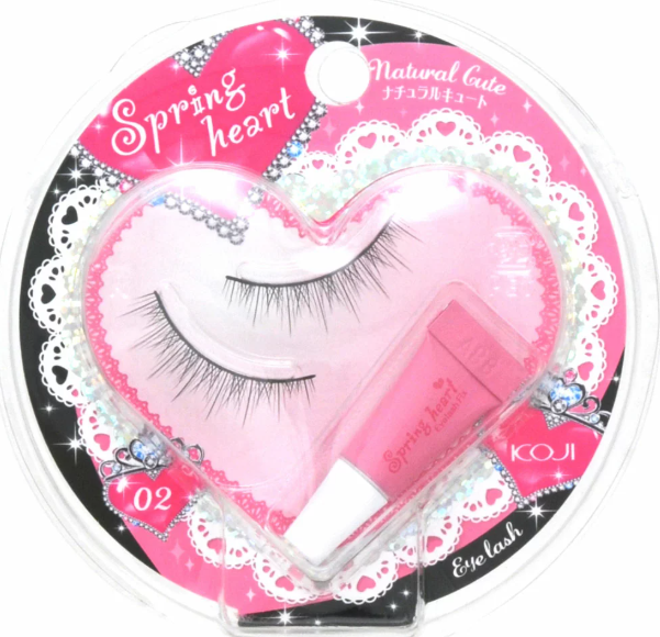 KOJI Spring Heart False Eyelashes #2 Natural Cute
