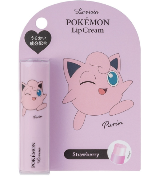 Lovisia Pokemon Lip Balm Pudding Strawberry