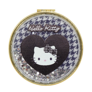 Floating Double Mirror Hello Kitty Monochrome