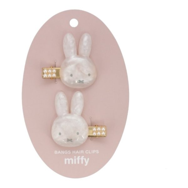 Miffy Pearl Hair Clip Set (2 pcs)
