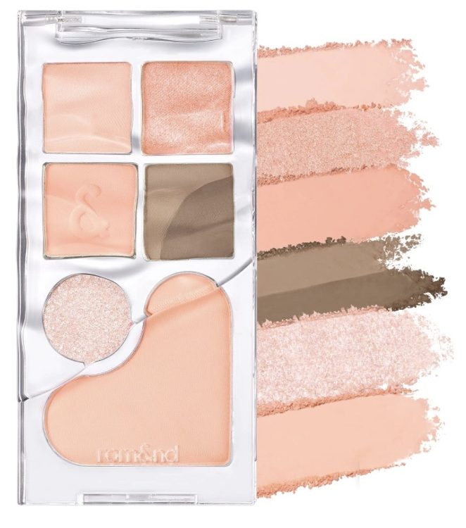 rom&nd BARE LAYER PALETTE 01 APRICOT MOOD