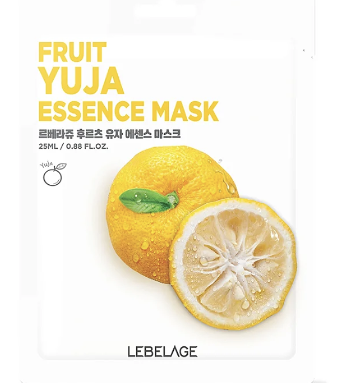 LEBELAGE FRUIT YUJA ESSENCE MASK
